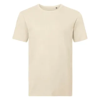 Russell Herren Organik T-Shirt Kurzarm (Natur)