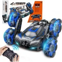Esun RC-Auto Ferngesteuertes Auto ab 4 Jahre, RC Drift Car mit LED-Leuchten (Komplettset), Ferngesteuertes Auto ab 5 6 7 8 9 10 Jahre Kinder Geschenke