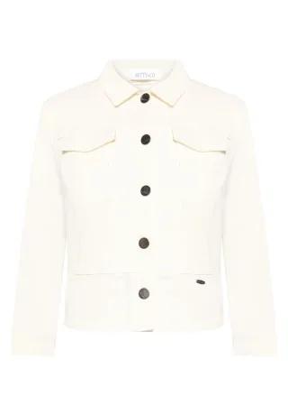 Betty & Co - Jeansjacke rohweiß - Gr. - 42