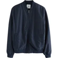 Next Bomberjacke Stückgefärbte Bomberjacke aus Leinen und Lyocell (1-St)