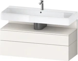 Duravit Qatego Waschtischunterbau wandhängend Weiß Supermatt 1190x470x590 mm - QA4396084840010 QA4396084840010