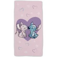 Lilo & Stitch Strandtuch Baumwolle Strandtuch Frottee Badetuch mit Premium Druck, 70x140 cm