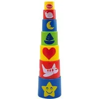 GOWI Stapelspielzeug Pyramide Standard, (7-tlg)