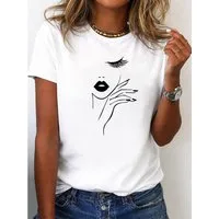 RMK T-Shirt Damen Shirt Rundhals Basic "Stilvoll" aus Baumwolle