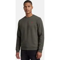 U.S. Polo Assn. Rundhalspullover USJaxxon – Herren Sweatshirt mit Rundhalsausschnitt Weiche Baumwollmischung, formstabil und mit Logo-Stickerei