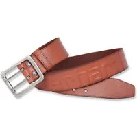 Carhartt Ledergürtel Logo Belt Geschliffenes Leder