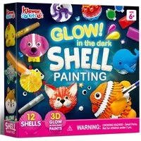 Klever Kits Bastelnaturmaterial Klever Kits Muschelbemalen-Set für Kinder ab 6 Jahren, (12-tlg)