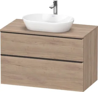 Duravit D-Neo Konsolen-Waschtischunterbau wandhängend 1000x550x664 Az 1 Ei mr Mt DE49680BD550000