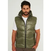 SOULSTAR Steppweste S2CHOWD Herren Pufferweste mit Kapuze Winterweste Outdoor-Weste Bodywarmer