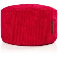 Green Bean Pouf Sitzsack-Hocker Pouf Cord 45x25cm (Indoor Sitzhocker Sitzkissen Fußhocker Relax-Sessel, Made in Germany), die ideale Ergänzung zum Sitzsack