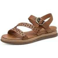 Tamaris aus Leder kein Absatz 1-28217-46 Plateausandaletten