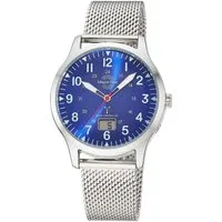 MASTER TIME Funkuhr MTGA-10961-32M, für Herren Super Power Aviation Blau