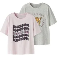 Name It T-Shirt NKFBENNA 2P SS NREG TOP BOX PB (Packung, 2-tlg)