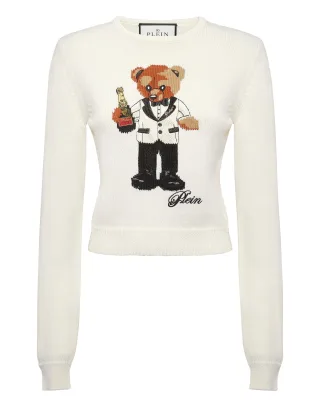 Pullover Rundhalsausschnitt Ls Teddy