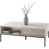 Lookway Couchtisch MIDNIGHT mit Schublade auf Gestell, Breite 104 cm