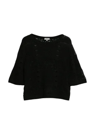s.Oliver - Strickpullover schwarz - Gr. - 36