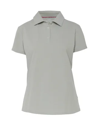 pure - Pure Functional Polo Damen slim fit Halbarm grün - Gr. - L