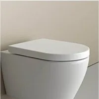 Bernstein Kinder-WC-Sitz U1006, Familiensitz mit integriertem Kindersitz Softclose Weiß