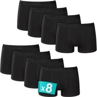 Vincenzo Bellini Boxershorts aus Baumwolle - 3 Farbvarianten - Herren Unterhose (Männer Unterwäsche Spar-Set, 8-St) Doppelt genäht - Ergonomisch & Langlebig - ohne kratzenden Zettel