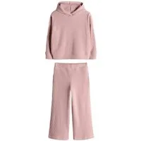 The Set Sweatanzug The Set Hoodie und Jogginghose mit weitem Bein (2-tlg)