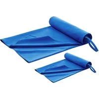 Blumtal Handtuch Fitness Handtuch im 2er Set, Mikrofaser Sporthandtuch Fitnessstudio, Mikrofaser (2-St), 80 x 40 cm