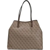 Guess Shopper Eco Victtoria - Shopper 2in1 L 40 cm (latte logo/brown)
