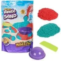 Kinetic Sand - Mold n' Flow Set, Spielsand 680 Gramm Sand