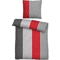 Castell - Markenbettwäsche Bettwäsche 460128, Polycotton, 2 teilig, Polycotton, hautsympathisch, atmungsaktiv, mit Reißverschlüssen