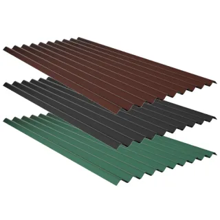 Blickdichte PVC Wellplatte | ReWell | 94/34 | 2,2 mm | Breite 940 mm