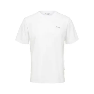 Aspen Logo Tee von Selected in der farbe Weiss und in größe L.