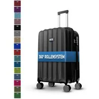 MTB Koffer Reisekoffer Rollkoffer Hartschalen Handgepäck ABS Dehnungsfuge, Handgepäck - Mittlerer Koffer- Großer Koffer