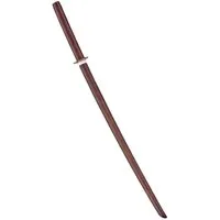 BAY-Sports Holzschwert Bokken Katana rote Eiche Trainingsschwert Aikido Bokken rot, geölt 100 cm