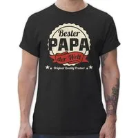 Shirtracer T-Shirt Bester Papa der Welt Vatertag Geschenk für Papa