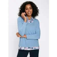 Sieh an! T-Shirt 2-in-1-Shirt Langarm