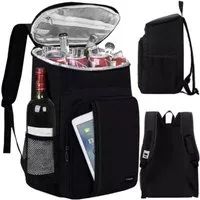 Trizand Picknickrucksack Kühlrucksack Thermorucksack (Set, 1-tlg., isoliert), Verstellbare, gepolsterte Gurte für hohen Tragekomfort
