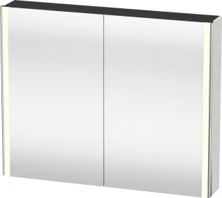 Duravit XSquare Spiegelschrank Weiß 1000x155x800 mm - XS7113022220000 XS7113022220000