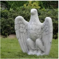 JVmoebel Skulptur Bundes Reichs Adler Statue aus Stein für den Garten (1 St), Made in Europa