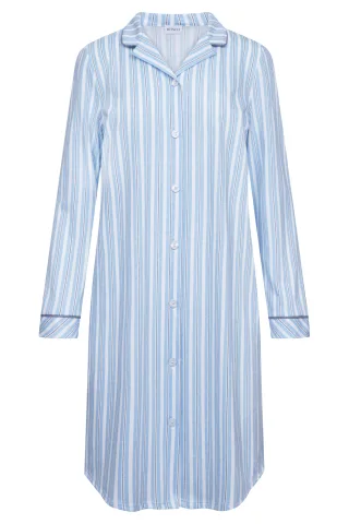 Rösch - Nightdress 1884813 denim stripes - Gr. - 42