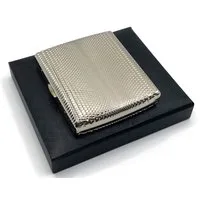 Jean Claude Bogenetui Zigarettenetui aus Metall Tropfen Reliefdesign 20 Kingsize