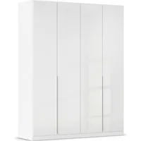 OTTO home Drehtürenschrank Kleiderschrank Schrank Garderobe AGORDO Schlafzimmer (in zwei Griff-Farben, Breiten 91-405 cm, Dekor- oder Hochglanzfront) durchdachte Innenausstattung, in 8 Breiten und 2 Höhen MADE IN GERMANY