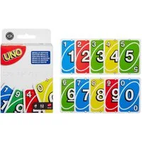Mattel games Spiel UNO Braille, Kartenspiel, für Blinde und Menschen mit Sehbehinderung