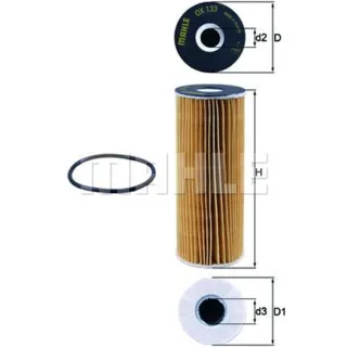 Mahle ?lfilter Daewoo Mercedes Ssangyong VW