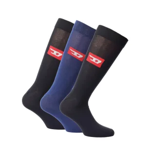 Diesel - "Skm" Socken für Herren/Damen Unisex (3er-Pack) (Schwarz/Blau)