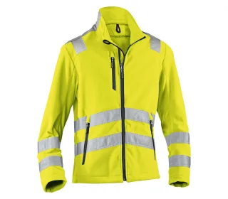 KÜBLER REFLECTIQ Fleecejacke PSA 2 warngelb L - 1407 8339-34-L
