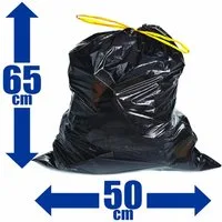 DanDiBo Müllbeutel 100x Müllsäcke 30L Zugband Extra Reißfest Stark Abfallsäcke