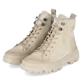 Paul Green Winterboots  Beige - Gr. 36 -  Leder und Textil