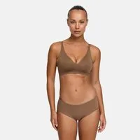 cfab (creamy fabrics) Bügelloser BH Comfort Push-Up BH-Caramel-L (1-tlg)