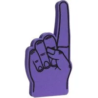 Deggelbam Football Schaumstofffinger Winkehand Jumbofinger - Fanartikel, Deutsche Herstellung!