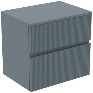Ideal Standard Waschtischunterschrank Finesse o.Ausschnitt 602x440x558mm 2 Auszüge Aschblau matt, E3 E3422UQ