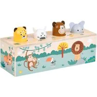 Small Foot Spielzeug-Musikinstrument Drückspiel Tierlaute Safari